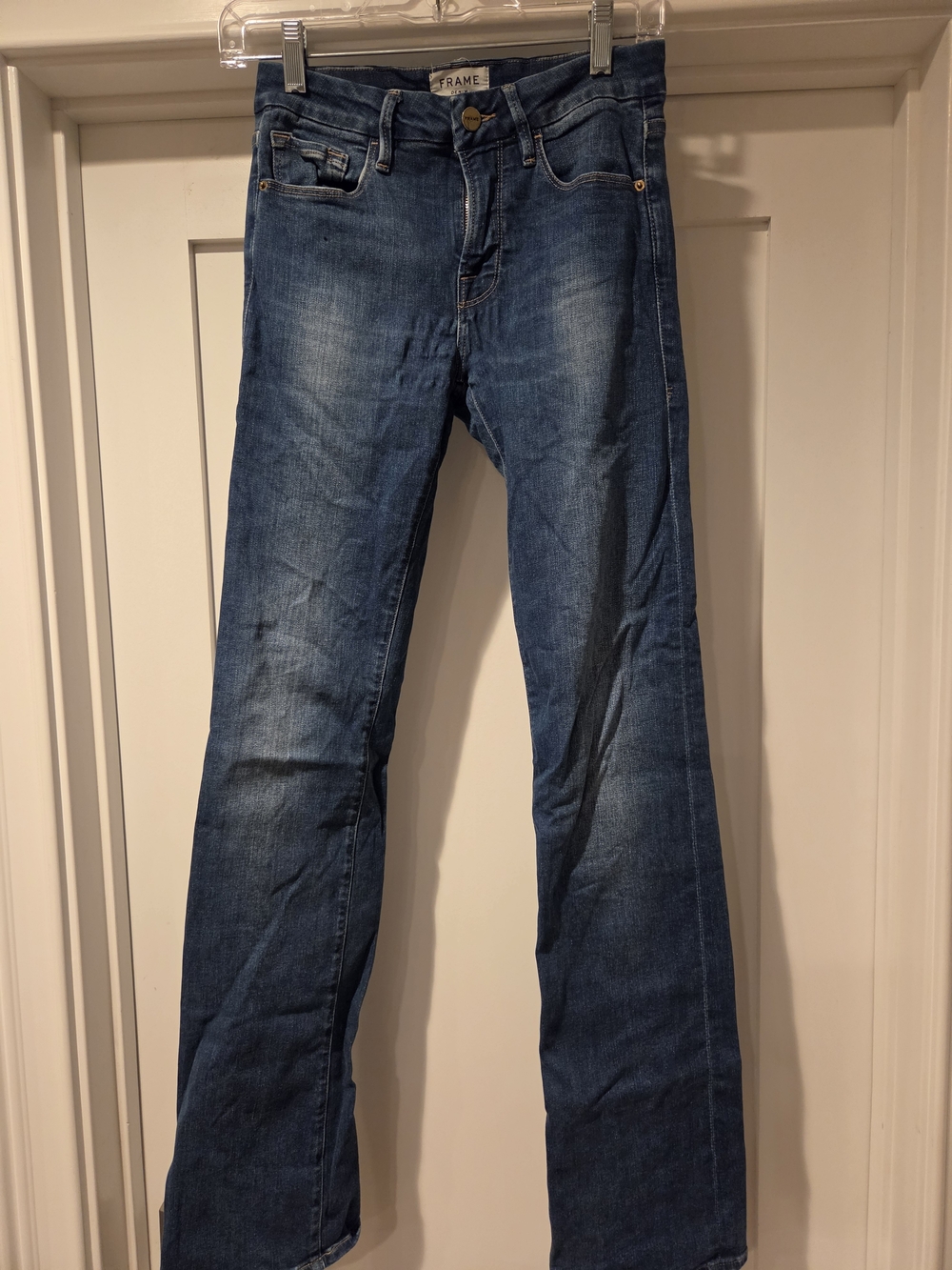 Frame Denim Women's Blue Le Mini Bootcut Jeans